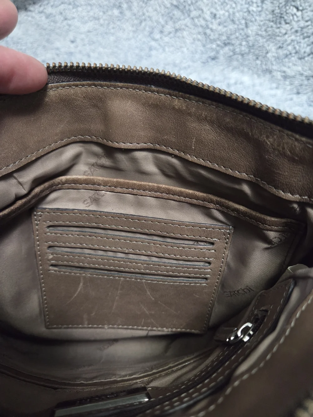 Satchi Leather Crossbody Bag